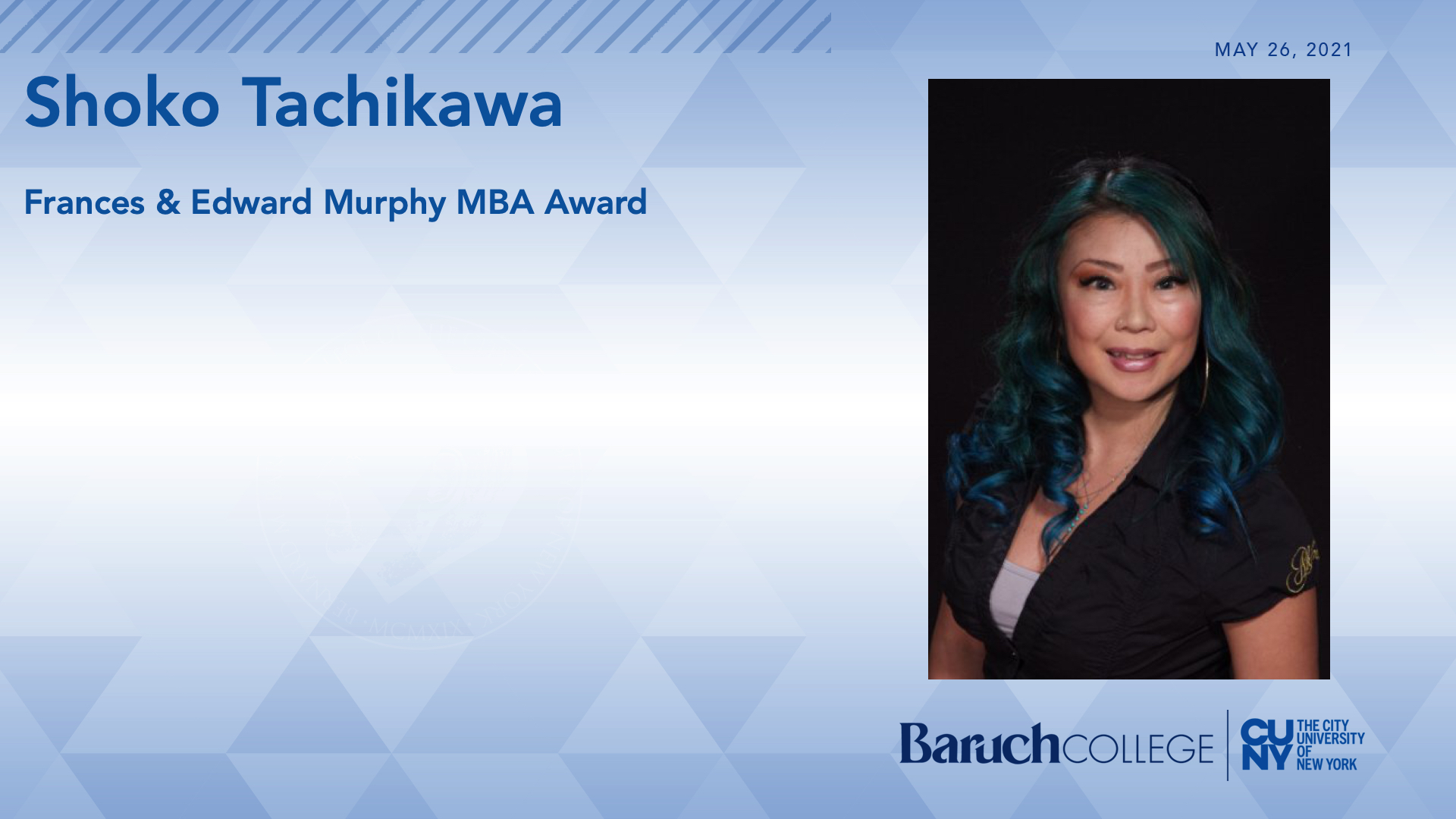 Frances & Edward Murphy MBA Award 2021